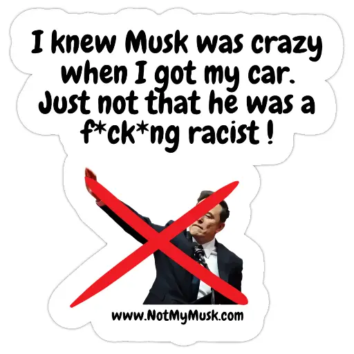 NotMyMusk.com Sticker (+ don au choix pour rsf.org)